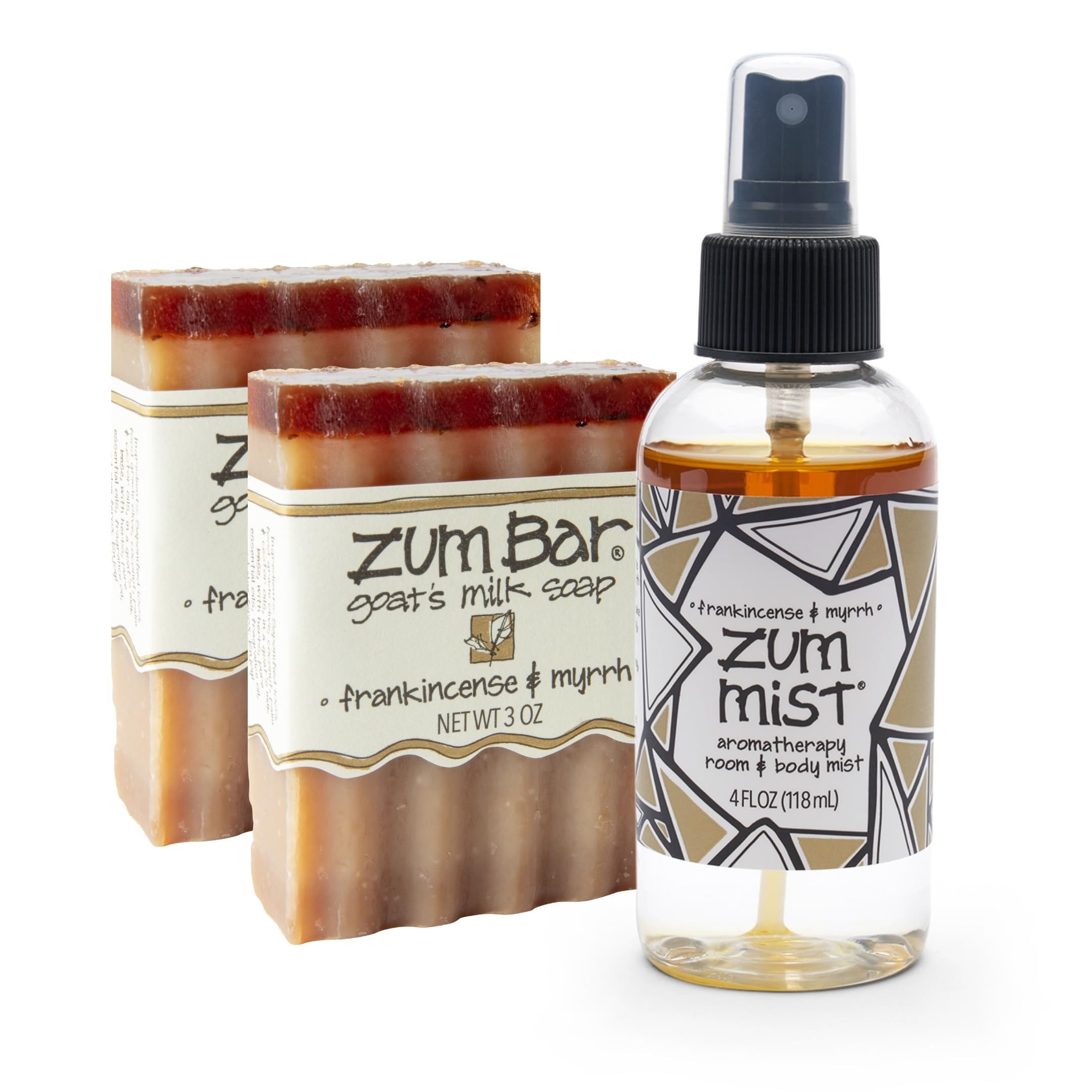 Zum savon-barre lait chèvre encens et myrrhe, hydratation douce.