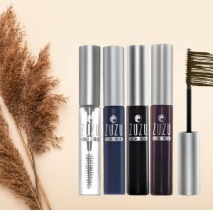 Zuzu Luxe Clear Mascara taming flyaways with light shine