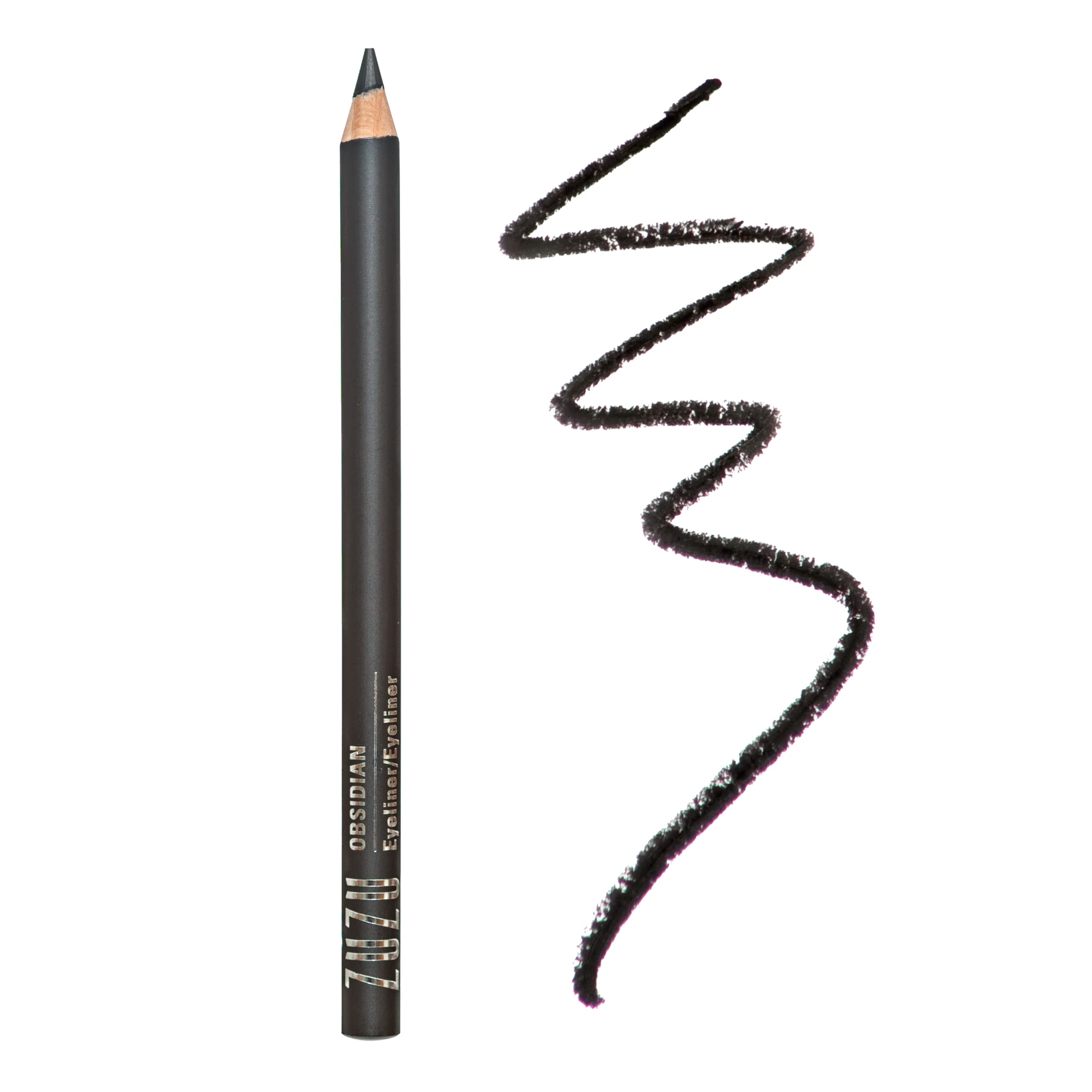 Crayon yeux Zuzu Luxe obsidienne noir, trait précis pour un regard net.