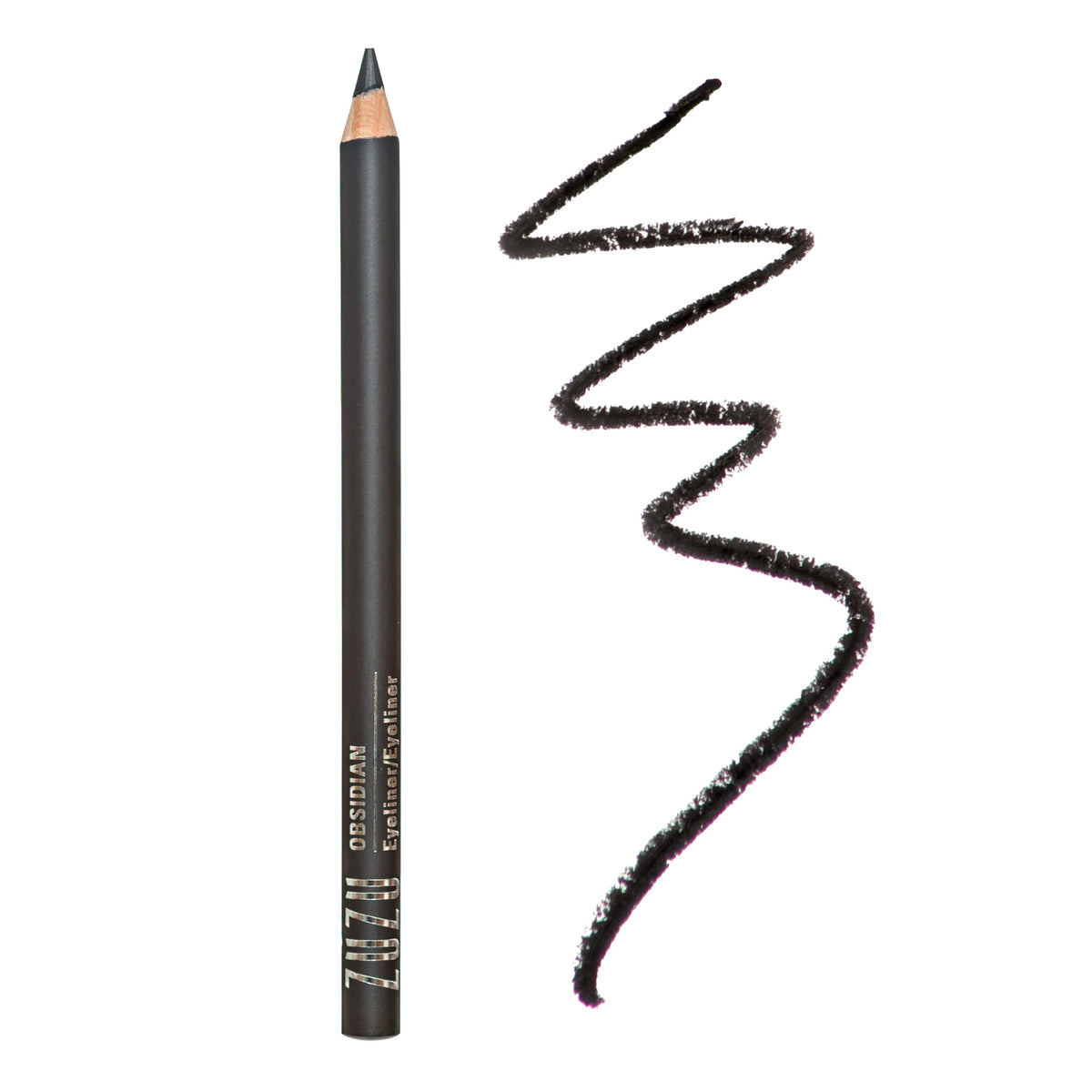 Crayon yeux Zuzu Luxe obsidienne noir, trait précis pour un regard net.
