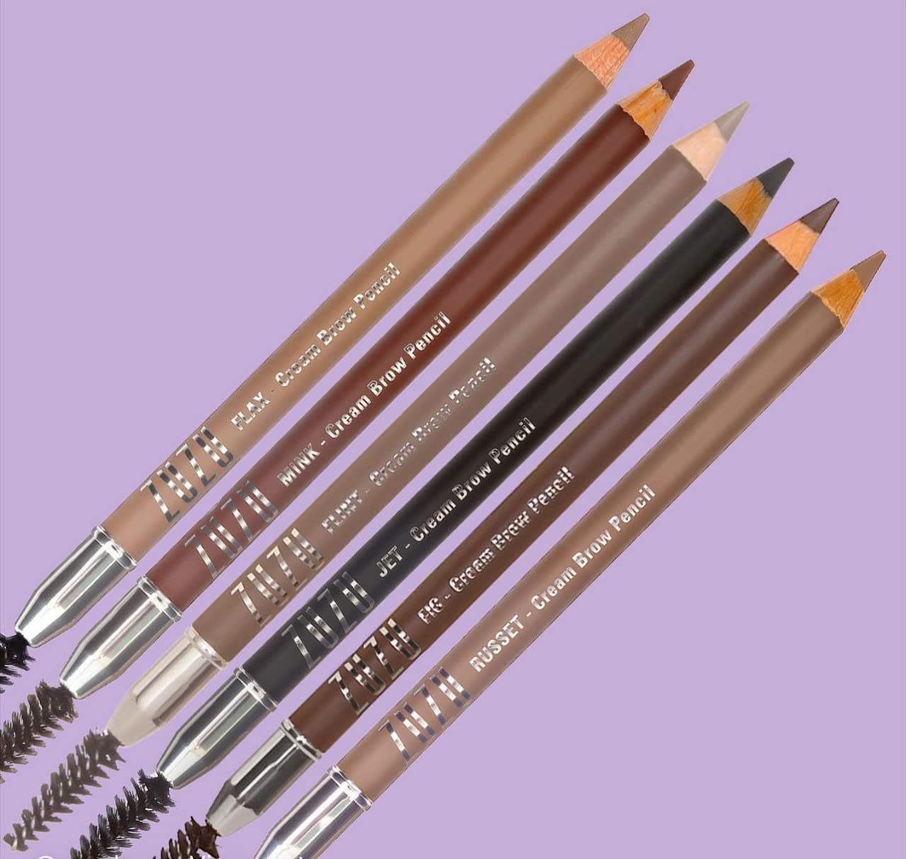 Zuzu Luxe Crème Sourcils Brun Etui: étui élégant protégeant le crayon et sa pointe.