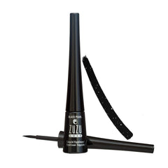 Liner noir perle Zuzu Luxe, flacon élégant pour précision du trait.