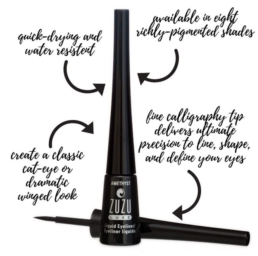 Zuzu Luxe trait liquide Raven pour un look rapide et élégant.