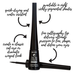 Zuzu Luxe trait liquide Raven pour un look rapide et élégant.