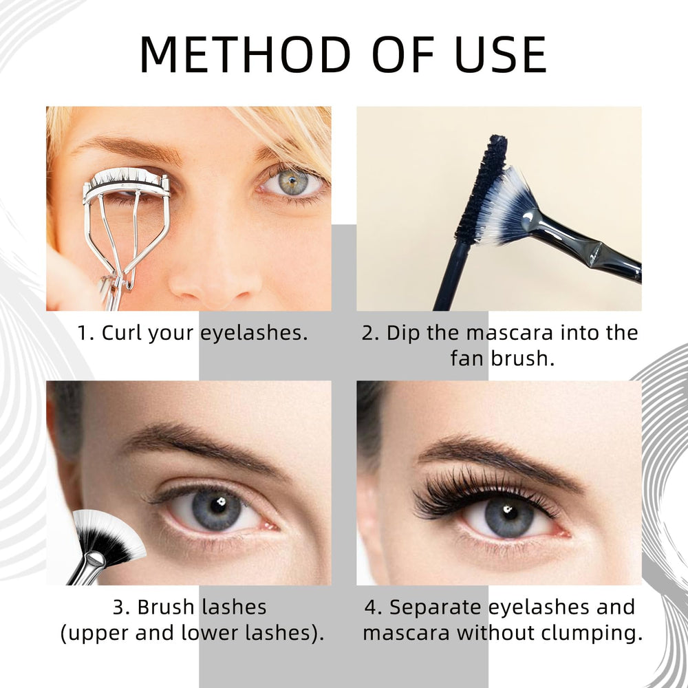 Zvrlampro brosse fan-cils-naturels, fini léger et naturel.