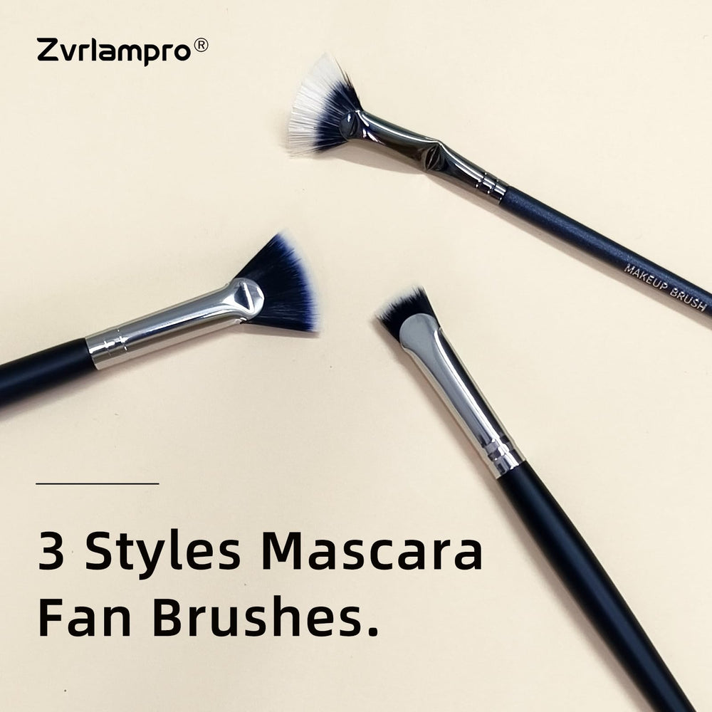 Zvrlampro brosse fan-mascara application-masque-et-serum, pose précise près des cils.