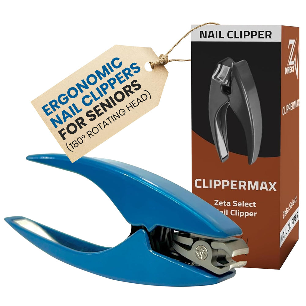 ZW Direct coupe-ongles ergonomique avec tête rotative 180°, facilite les coupes sous tous les angles.