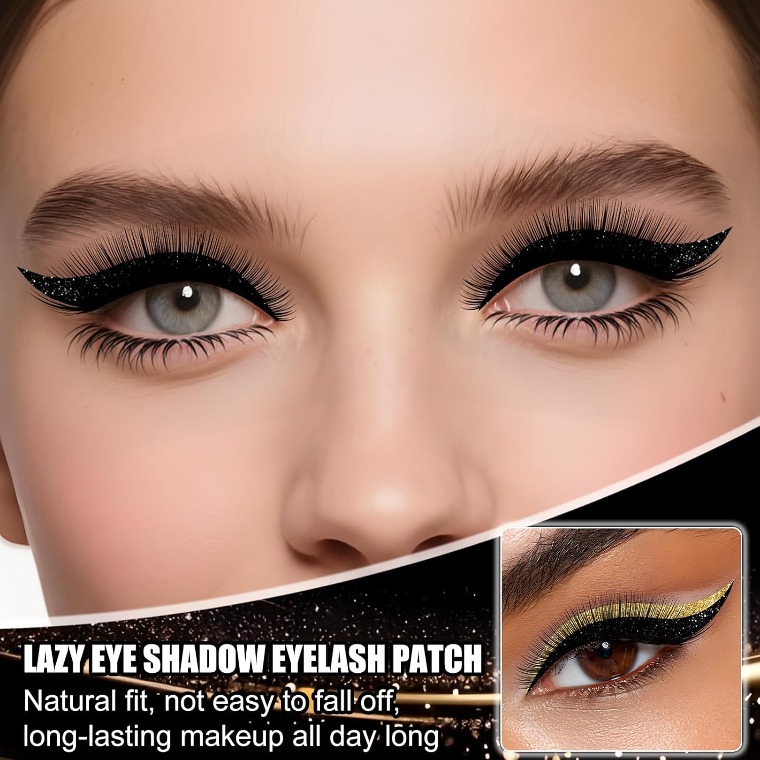Patch ombre yeux noir ZWIKAGEF adhésif reutilisable sans residu