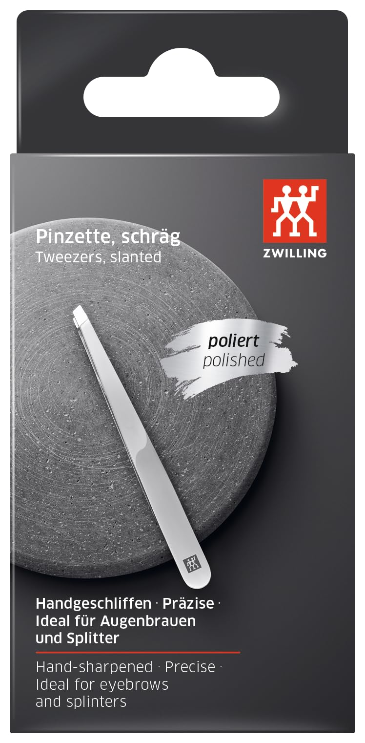 Pince à épiler ZWILLING, finition soignée pour un résultat net.