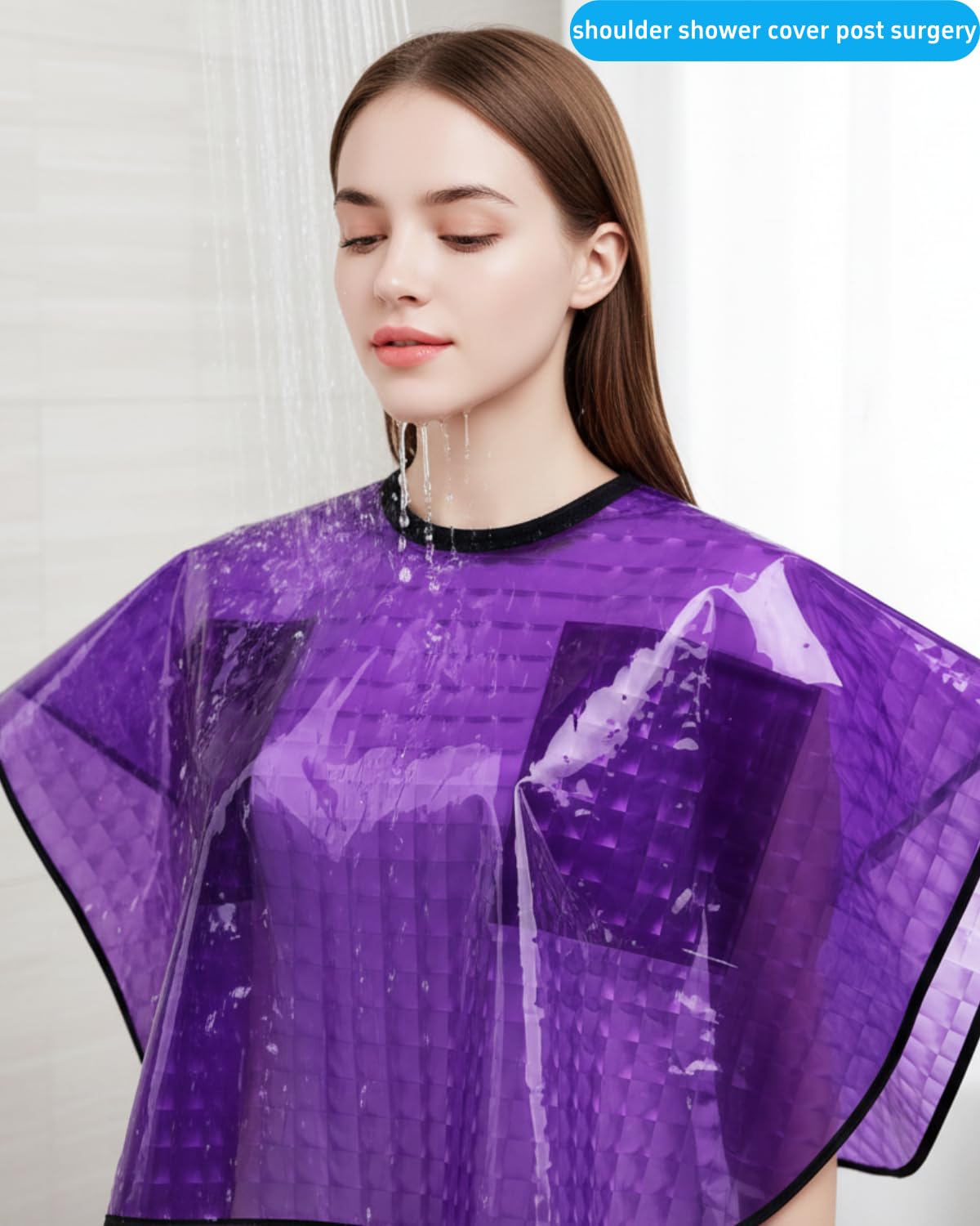 zxfnncy protection-impermeable-corps-entier assure une toilette en toute sécurité
