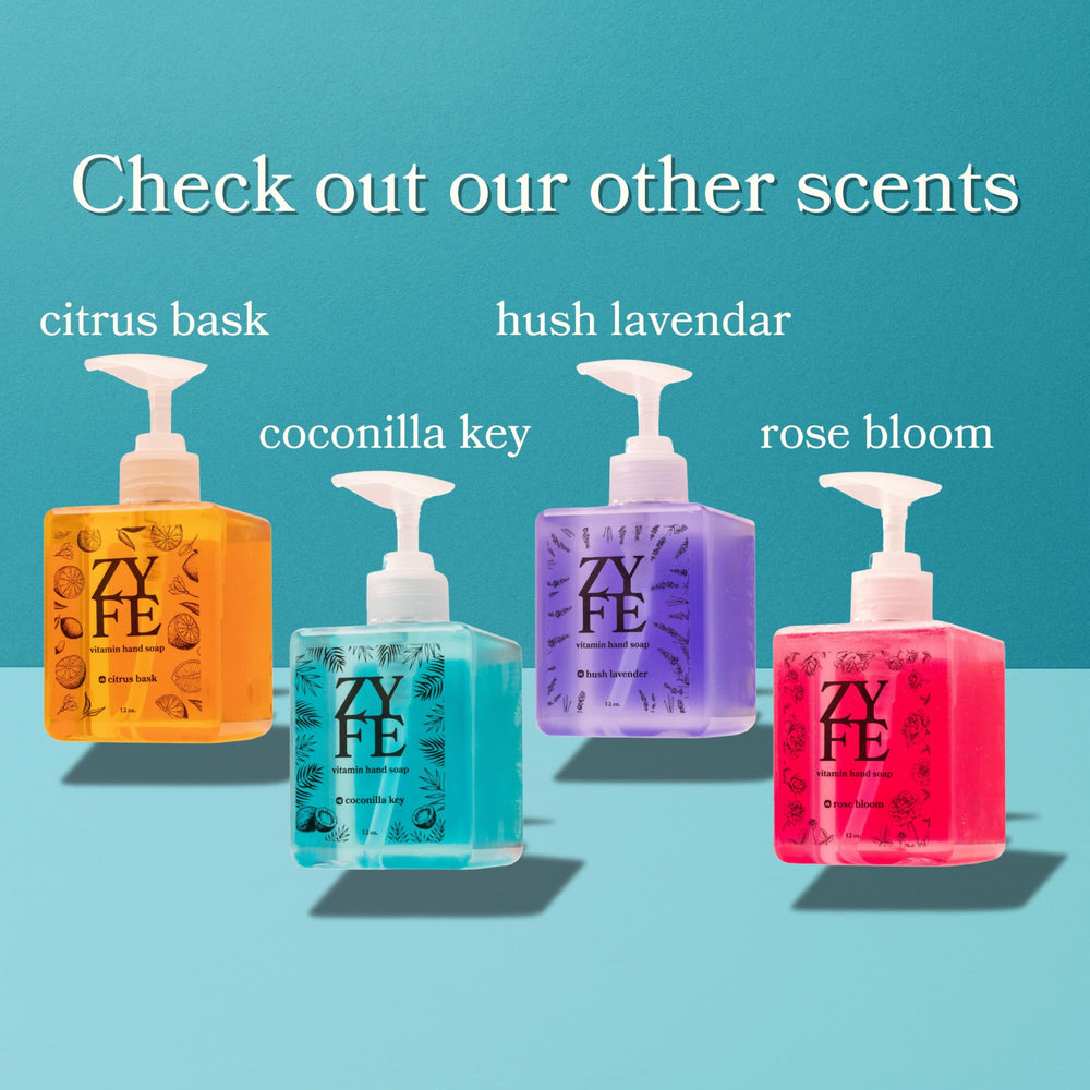 ZYFE usage quotidien bain et cuisine, parfum lavande apaisant.