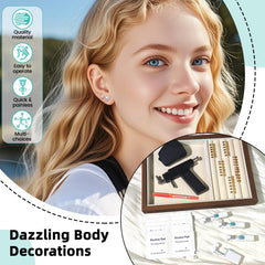 Appareils-perçage oreilles jetables, hygiène assurée à chaque utilisation.