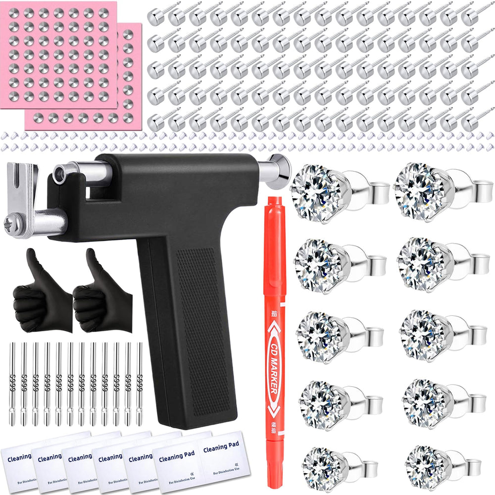Kit Zygc complet pour le perçage des oreilles, pratique et sûr à domicile.