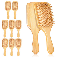 Brosse Zyghjort anti-statique en bambou pour démêlage en douceur.