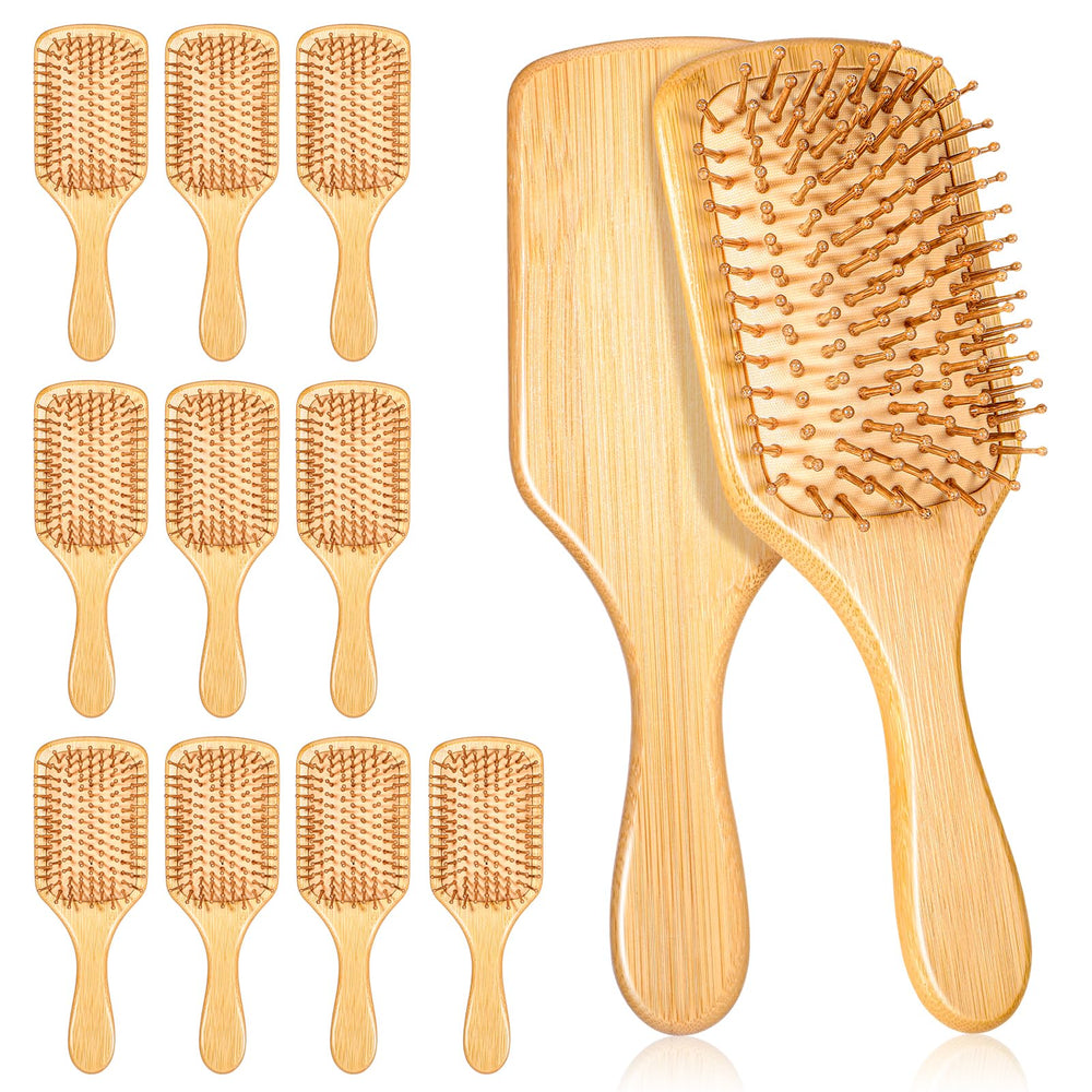 Brosse Zyghjort-bambou-detangle: détangle en douceur et stimule le cuir chevelu.