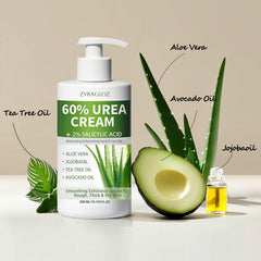ZyraGloz Crème Urea 60% – mains nourries et douces.