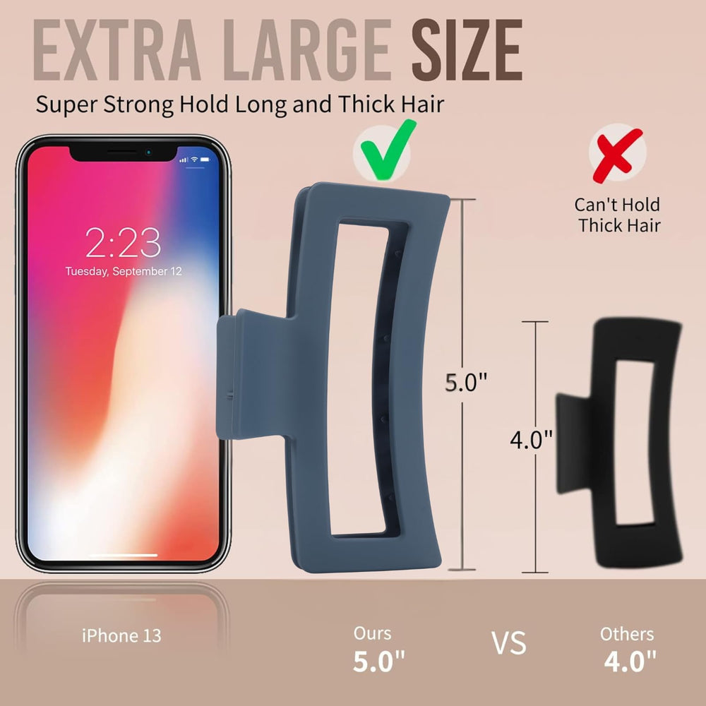 ZYTJ pinces cheveux XL anti-glisse offrant un maintien fiable au quotidien.
