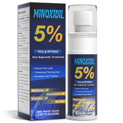 ZYXN Minoxidil 5% — bouteille pratique pour stimuler les follicules et obtenir des cheveux plus épais.