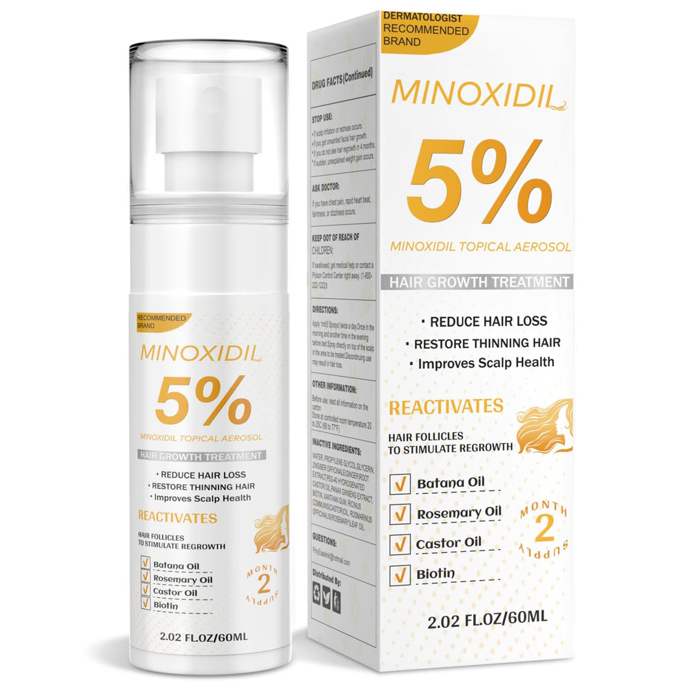 ZYXN Minoxidil - bouteille 5% prête à l’usage quotidien