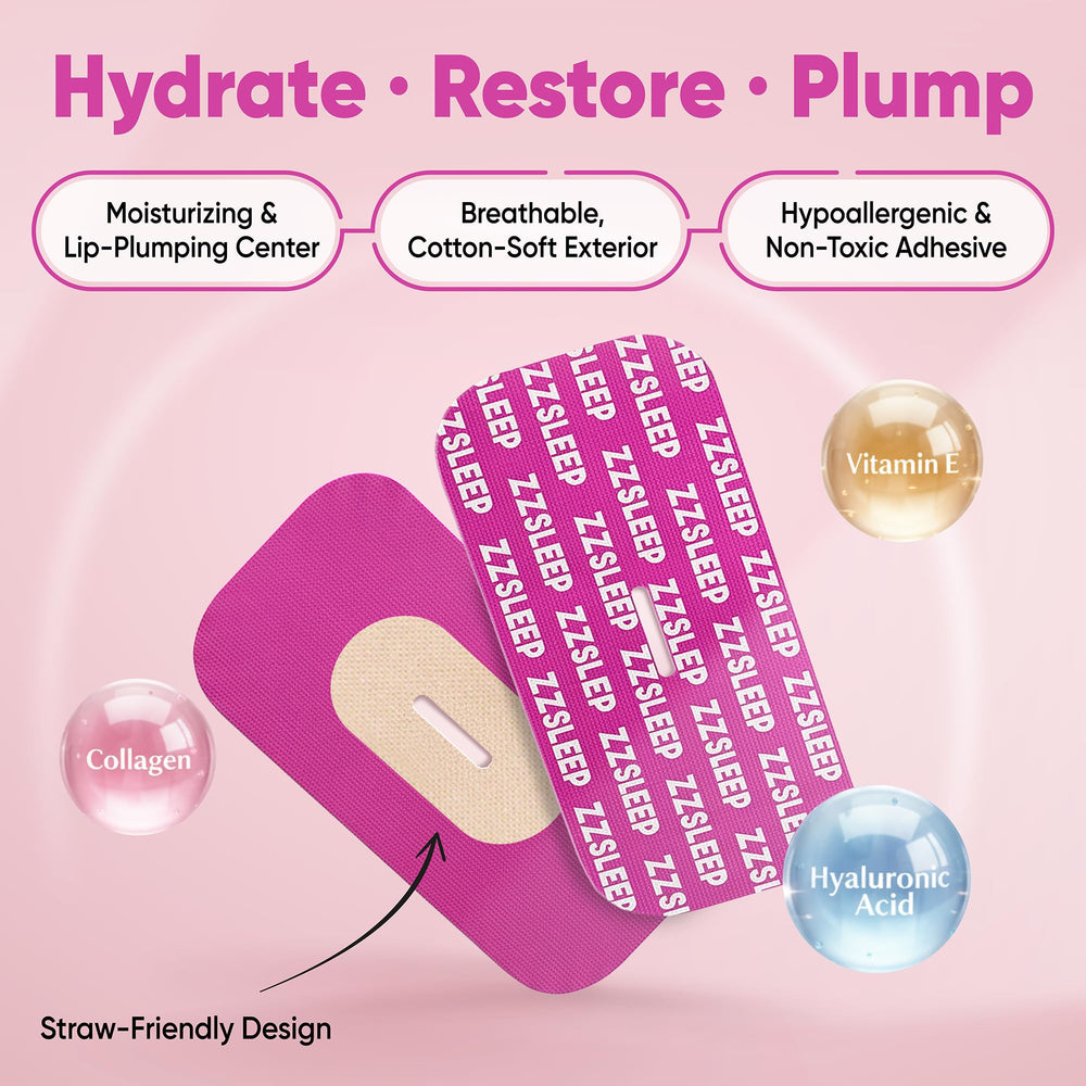 ZZSLEEP Restore Lip Mask application nocturne pour des lèvres douces au matin.